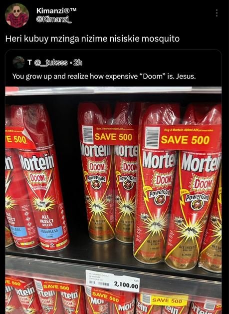 Kimanzir kimuanzi heri kubuy mzinga nizime nisiskie mosquito t fuksss '2 you gro