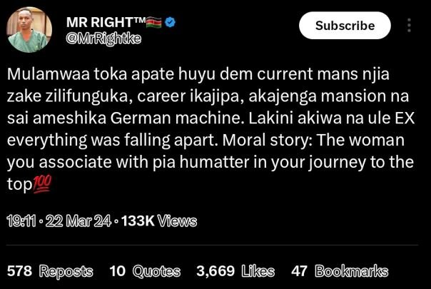 Mr righttm mrrighdke subscribe mulamwaa toka apate huyu dem current mans njia za