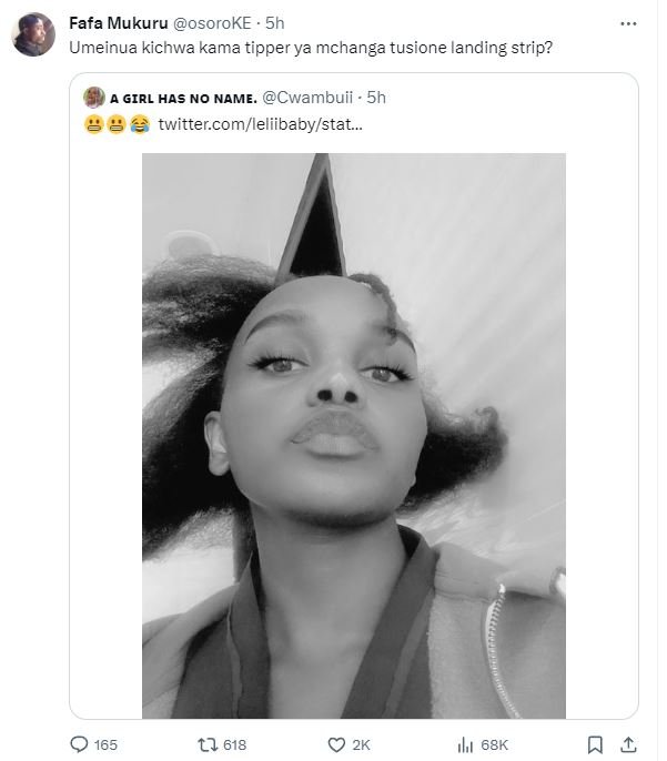 Fafa mukuru osoroke 5h umeinua kichwa kama tipper ya mchanga tusione landing str