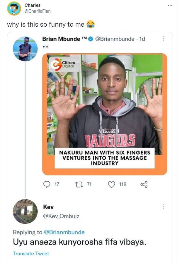 Charles charlieflani why is this so funny to me brian mbunde tm brianmbunde id c