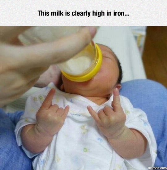 This milk is clearly high in iron memes com