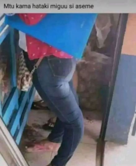 Mtu kama hataki miguu si aseme