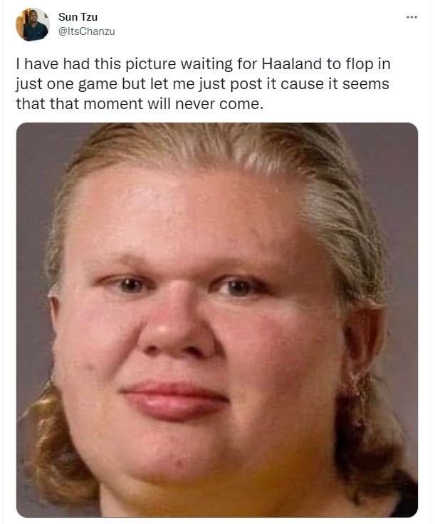Sun tzu itschanzu have had this picture waiting for haaland to flop in just one