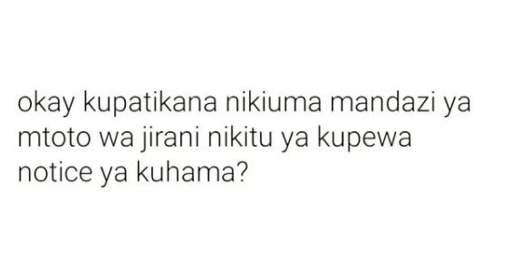 okay kupatikana nikiuma mandazi ya mtoto wa jirani nikitu ya kupewa notice ya ku