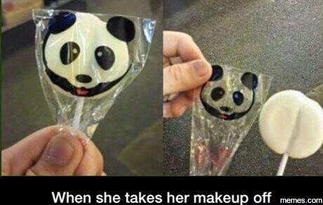 When she takes her makeup off memes com
