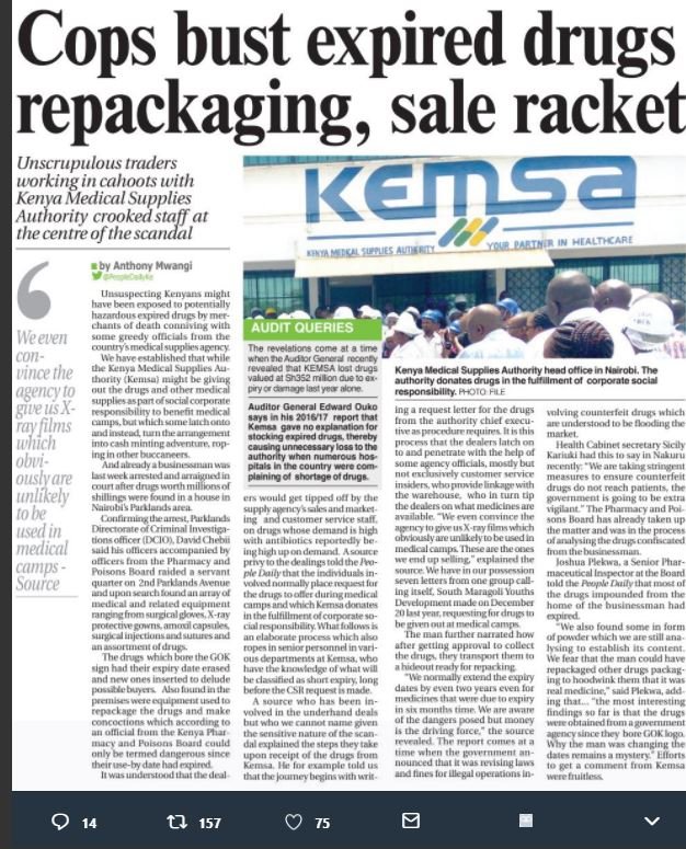 Cops bust expired drugs repackaging sale racket unscrupulous traders incahoots w