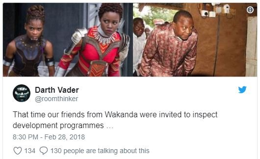 Darth vader roomthinker that time our friends from wakanda were invited to inspe