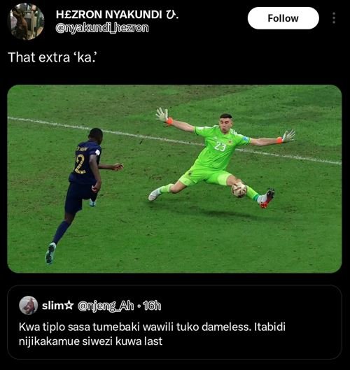 Hezron nyakundi u. nyakundi_hezron follow that extra 'ka slimx jeng ah ' 16h kwa