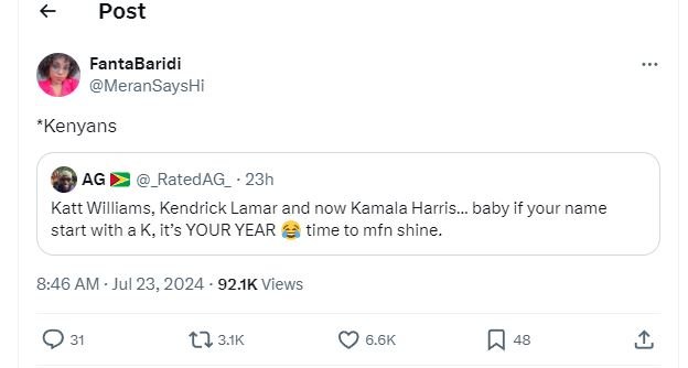 Post fantabaridi meransayshi 'kenyans ag ratedag 23h katt williams, kendrick lam