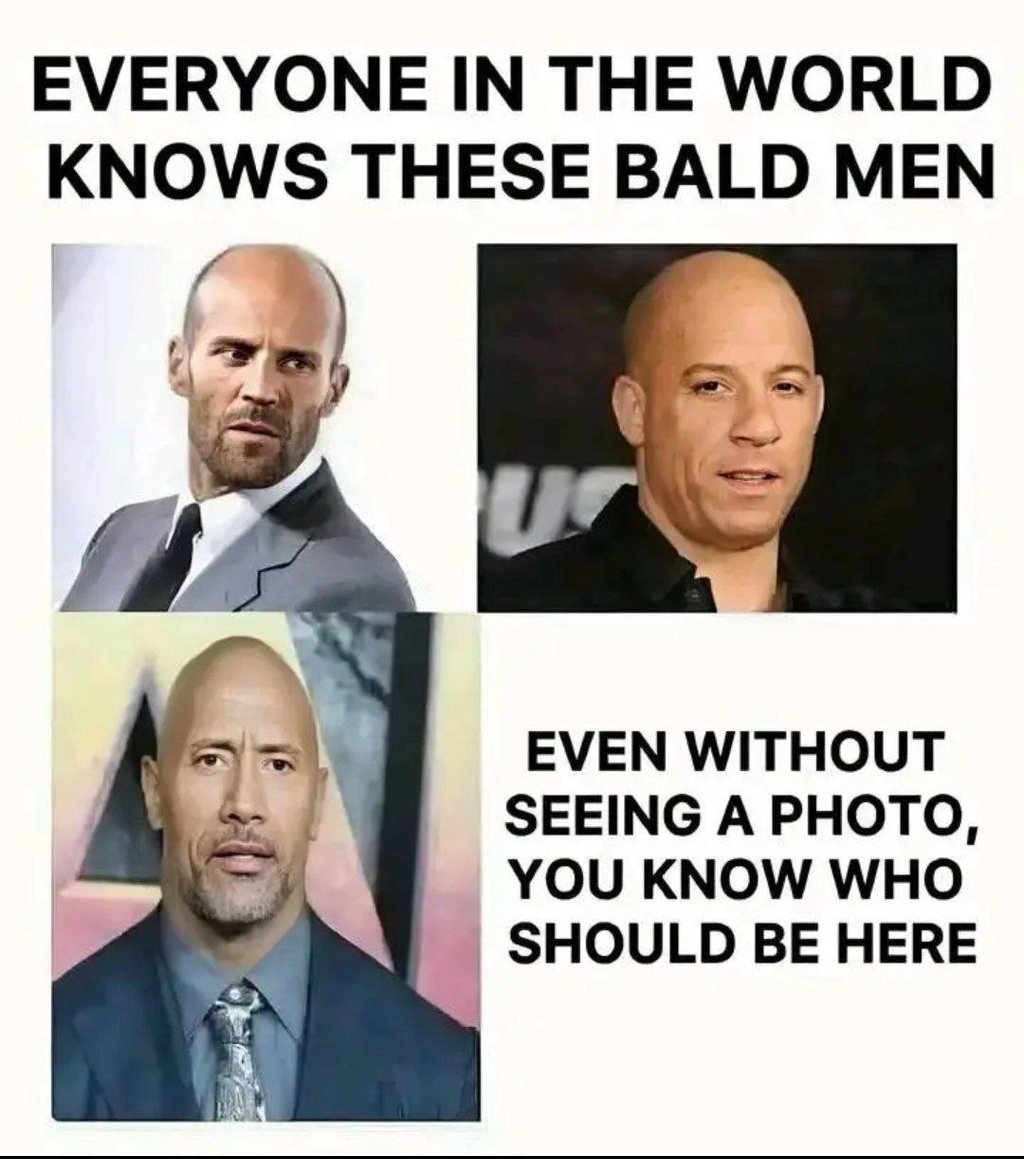 Everyone in the world knows these bald men even without seeing a photo, you know