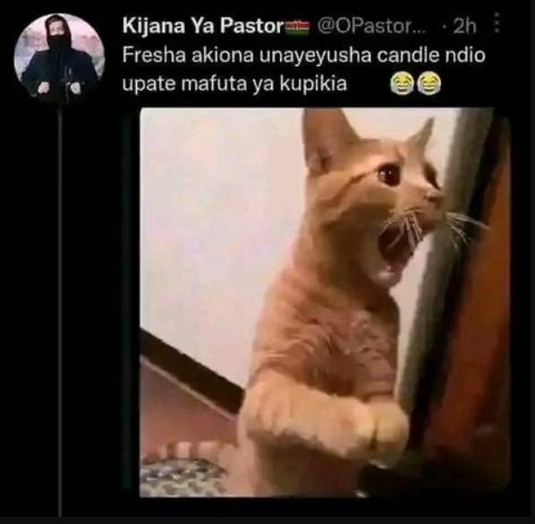 Kijana ya pastor opastor 2h fresha akiona unayeyusha candle ndio upate mafuta ya