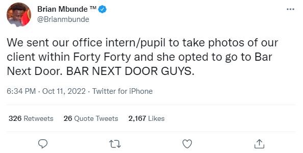 Brian mbunde brianmbunde we sent our office intern pupil to take photos of our c