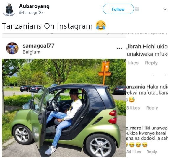 Aubaroyang barongogk follow tanzanians on instagram samagoal77 belgium ibrah hic