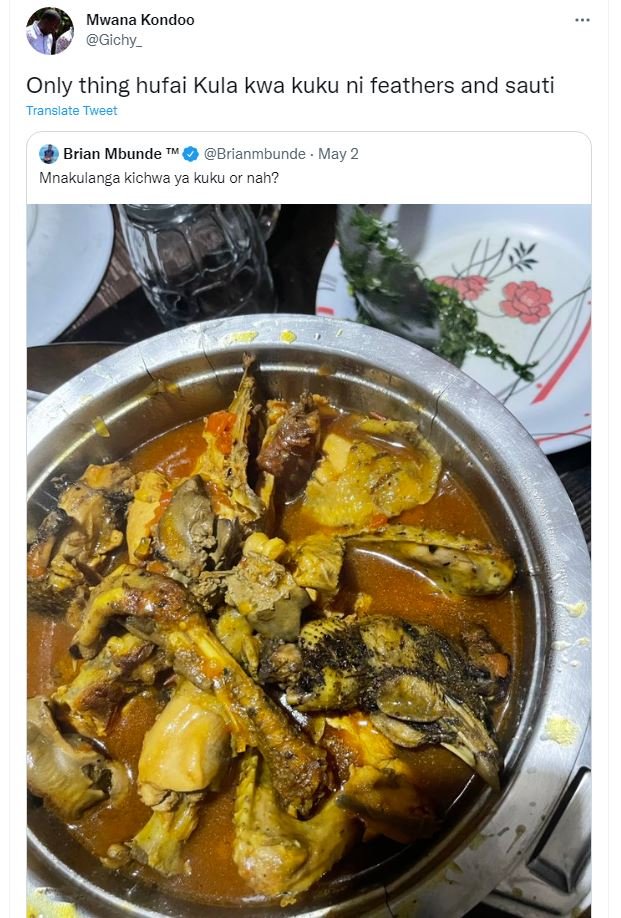 Mwana kondoo gichy _ only thing hufai kula kwa kuku ni feathers and sauti transl