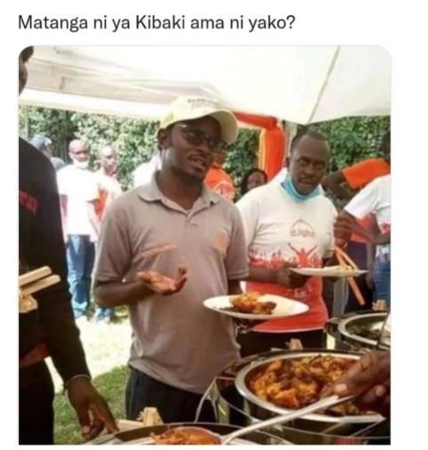 Matanga ni ya kibaki ama ni yako?