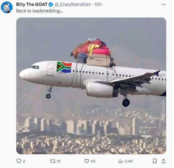 Billy the goat _crazynairobian 1oh back to loadshedding ll 12 lı 24k