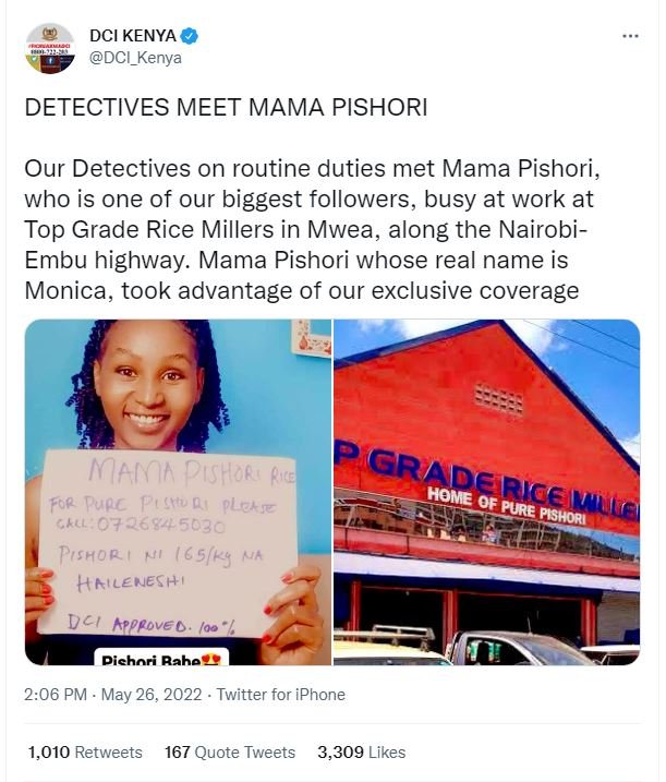 Dci kenya dci_kenya detectives meet mama pishori our detectives on routine dutie
