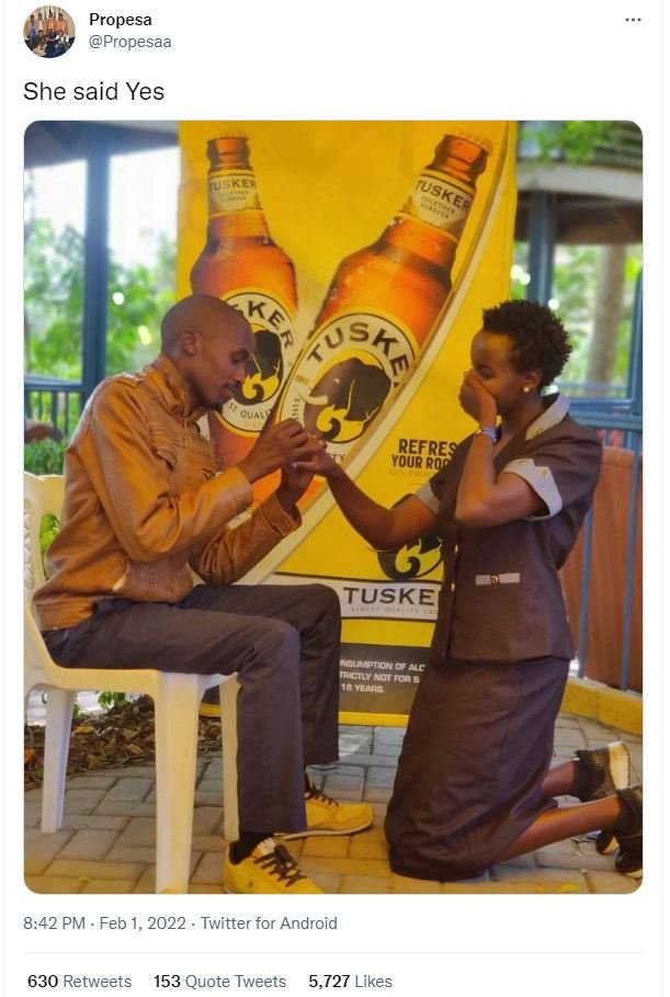 Propesa Propesaa She said Yes SKER YouR YBEFRES TUSKE WUPTo OFac MCIlT or F02 5