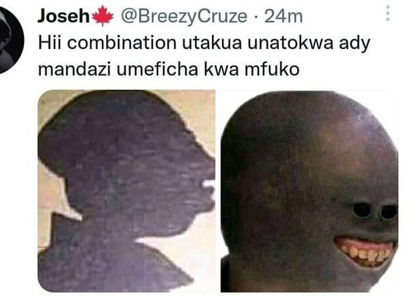 Joseh breezycruze 24m hii combination utakua unatokwa ady mandazi umeficha kwa m