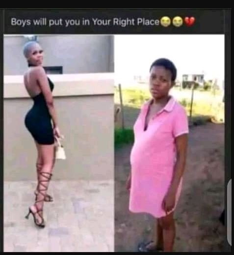 Boys will put you in your right place