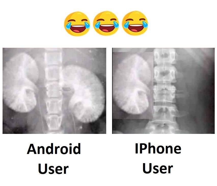 Android user iphone user