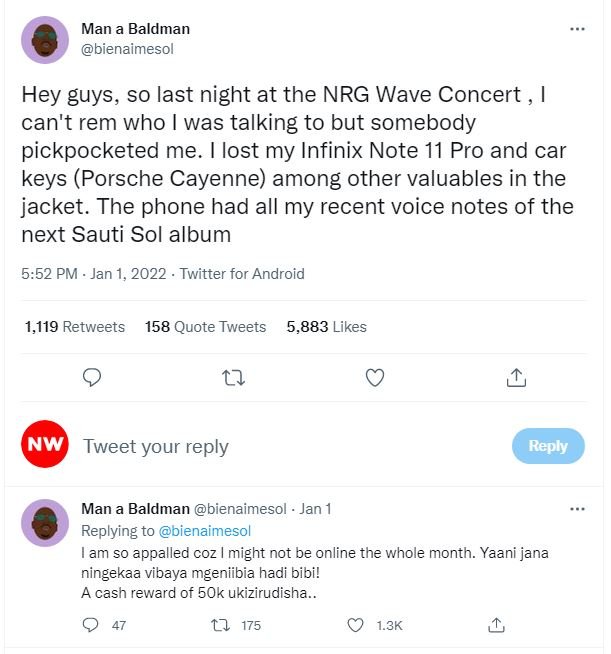 Man a Baldman bienaimesol Hey guys, so last night at the NRG Wave Concert can't