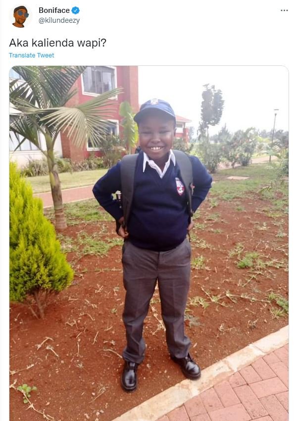 Boniface kilundeezy aka kalienda wapi? translate tweer
