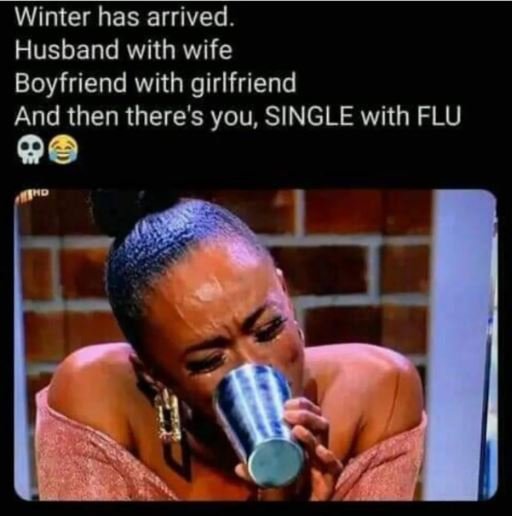 Winter has arrived husband with wife boyfriend with girlfriend and then there's