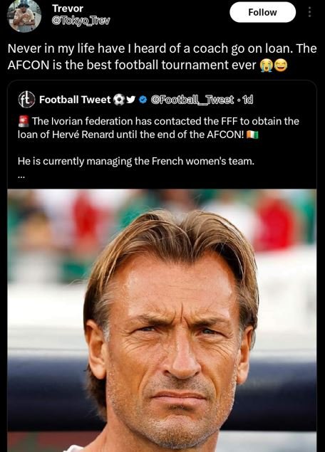 Trevor tokyojirev follow never in my life have i heard of a coach go on loan. th