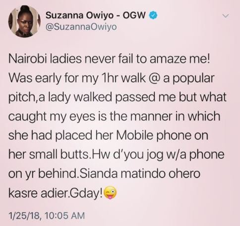 Suzanna owiyo ogw suzannaowiyo nairobi ladies never fail to amaze me! was early