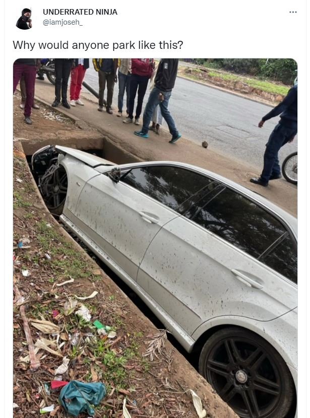 Underrated ninja iamjoseh_ why would anyone park like this?