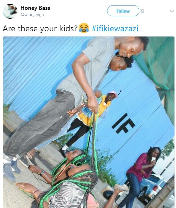 Honey bass winnjenga follow are these your kids? ifikiewazazi