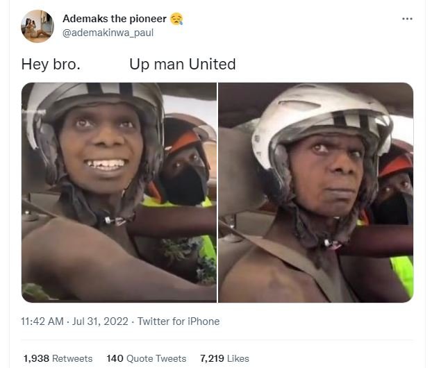 Ademaks the pioneer ademakinwa_paul hey bro _ up man united 11.42 am jul 31, twi
