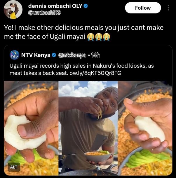 Dennis ombachi oly om bachil3 follow yo! i make other delicious meals you just c