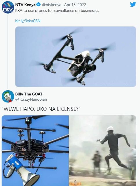 Ntv kenya ntvkenya apr 13, 76 kra to use drones for surveillance on businesses b