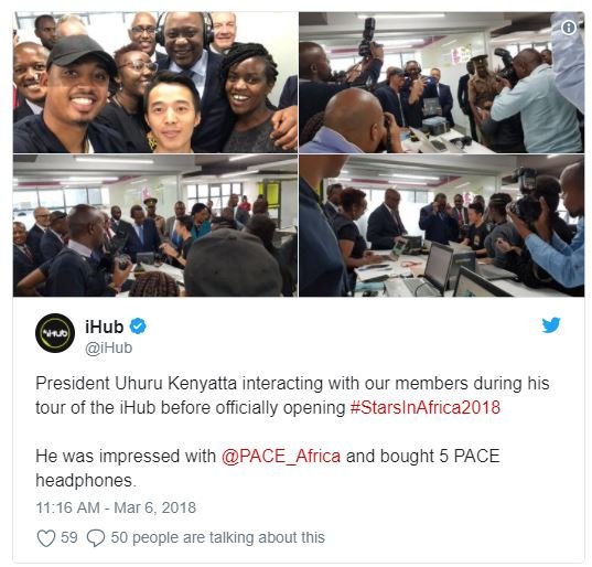 Ihub ihub president uhuru kenyatta interacting with our members during his tour