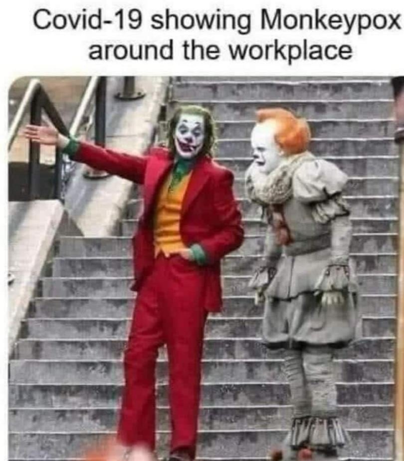 Covid19 showing monkeypox around the workplace