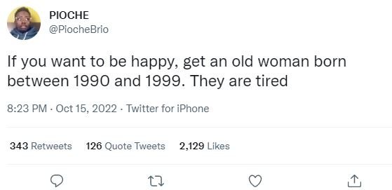 Pioche piochebrio if you want to be happy get an old woman born between and . th