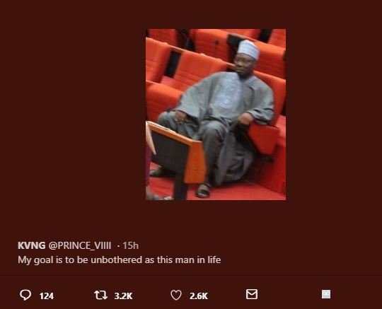 Kvng prince_viiii 15h my goal is to be unbothered as this man in life 9 124 0 32