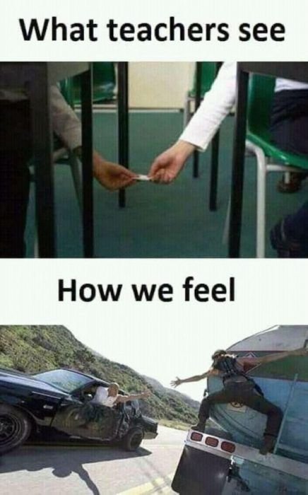 What teachers see how we feel