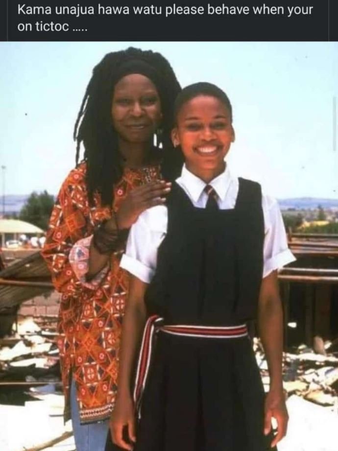 Kama unajua hawa watu please behave when your on tictoc