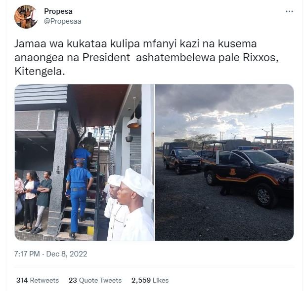 Propesa propesaa jamaa wa kukataa kulipa mfanyi kazi na kusema anaongea na presi