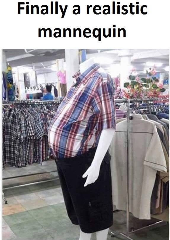 Finally a realistic mannequin