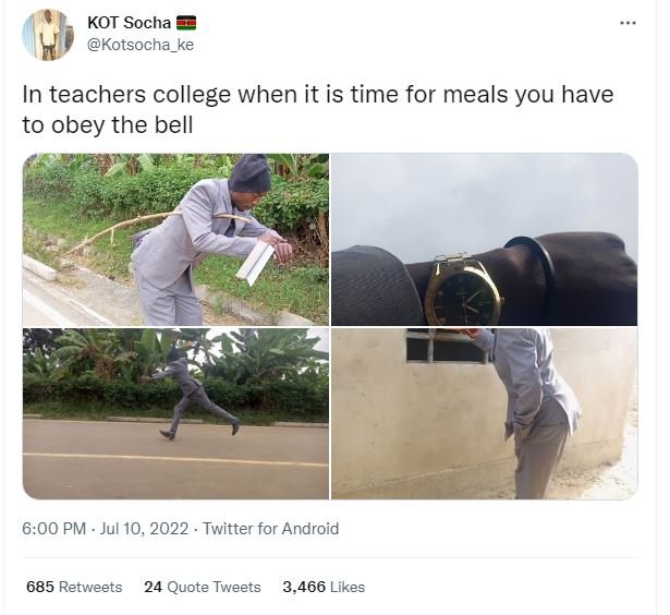 Kot socha kotsocha_ke in teachers college when it is time for meals you have to