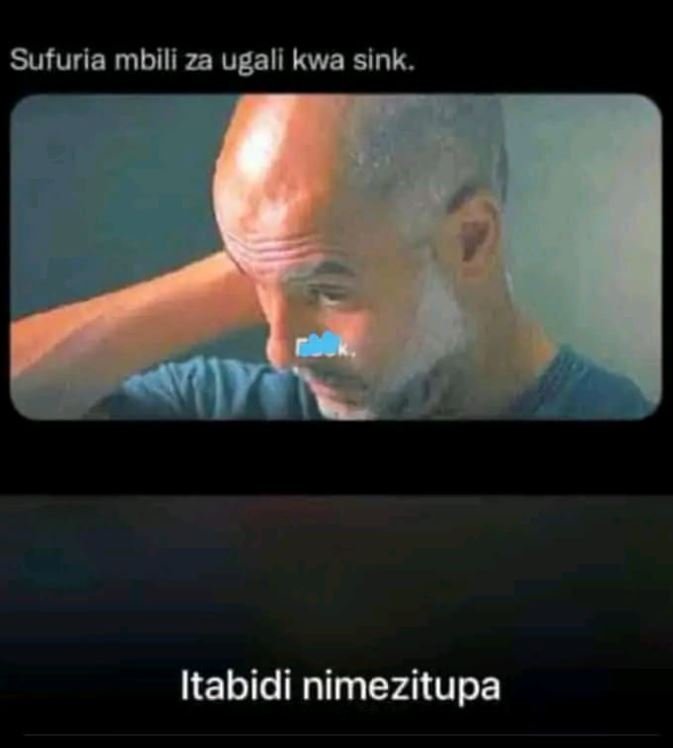 Sufuria mbili za ugali kwa sink. itabidi nimezitupa