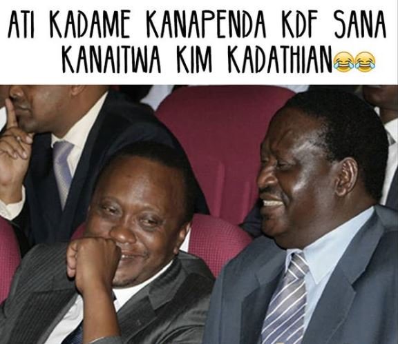 Ati kadame kanapenda kdf sana kanahtwa kim kadathian