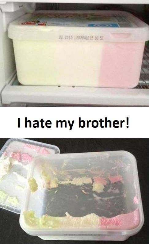 Hate my brother!