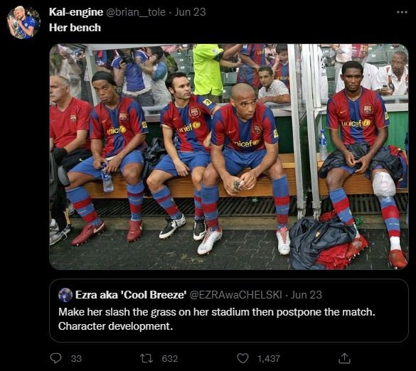 Kalengine brian tole jun 23 her bench iucen vcer ezra aka 'cool breeze' ezrawach