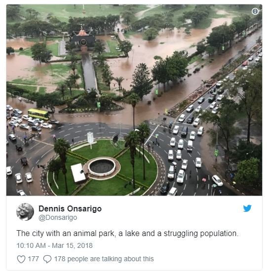 Dennis onsarigo donsarigo the city with an animal park, lake and a struggling po