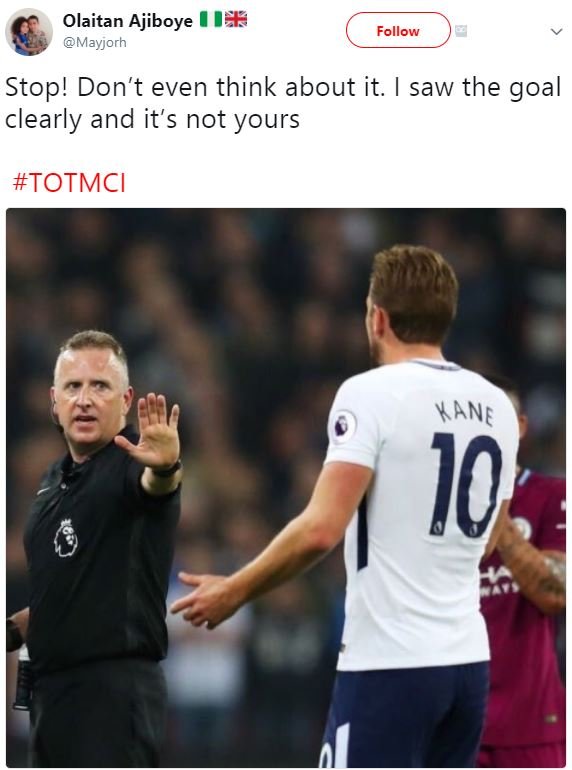 Olaitan ajiboye mayjorh follow stop! don't even think about it. saw the goal cle